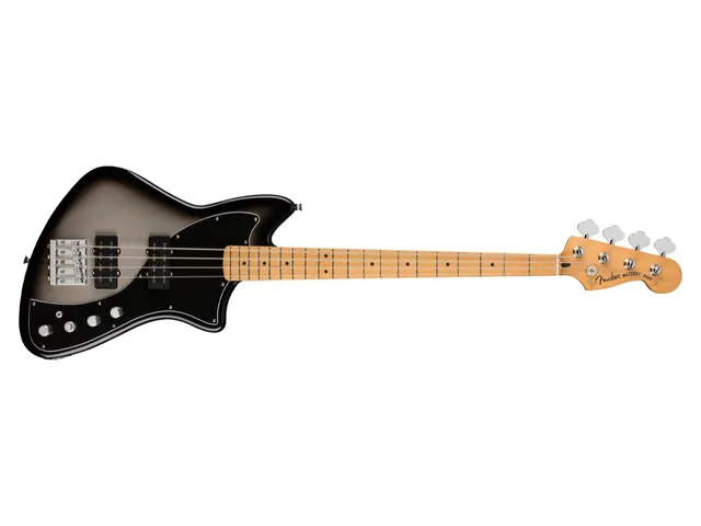 Fender Player Plus Meteora Bass Silverburst front view