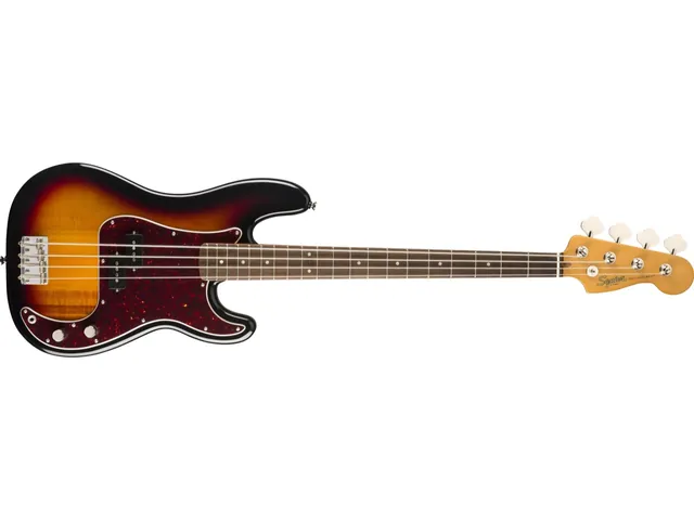 Squier Classic Vibe 60s Precision Bass 3-Color Sunburst front view