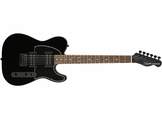 Squier FSR Affinity Telecaster HH (Black) Metallic Black front view