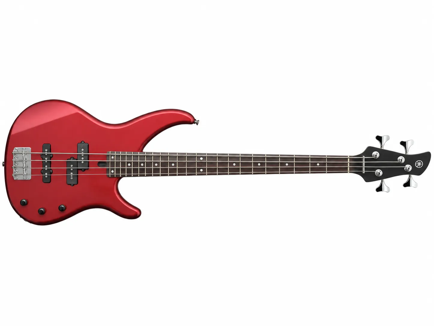 Yamaha TRBX174 Bass Red Metallic front view