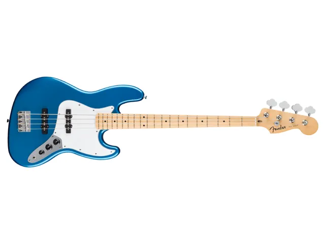 Fender Standard Jazz Bass Aqua Marine Metallic front view