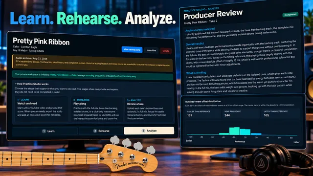 Practice Studio: Using Technology to Spend More Time Playing Bass