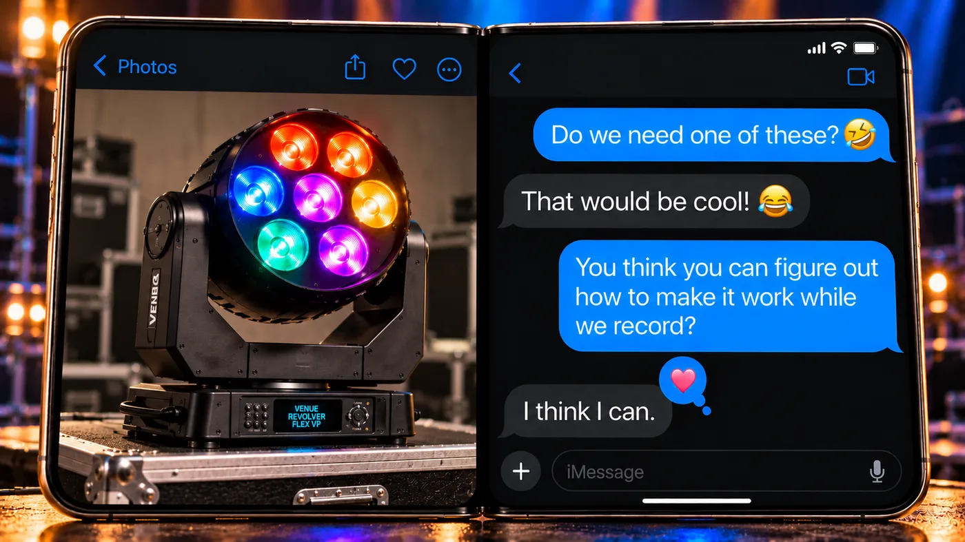 Text Exchange on Stage